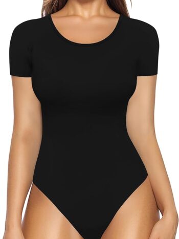 short sleeve bodysuit in front