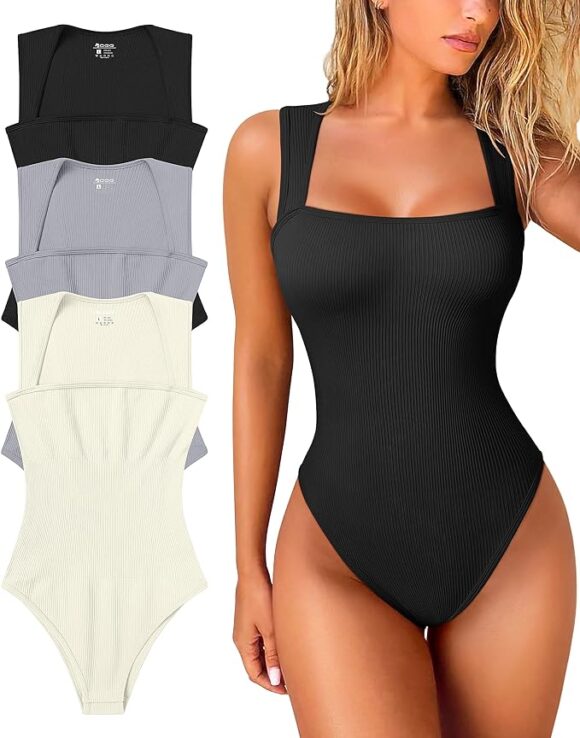 sleeveless bodysuit 3 piece